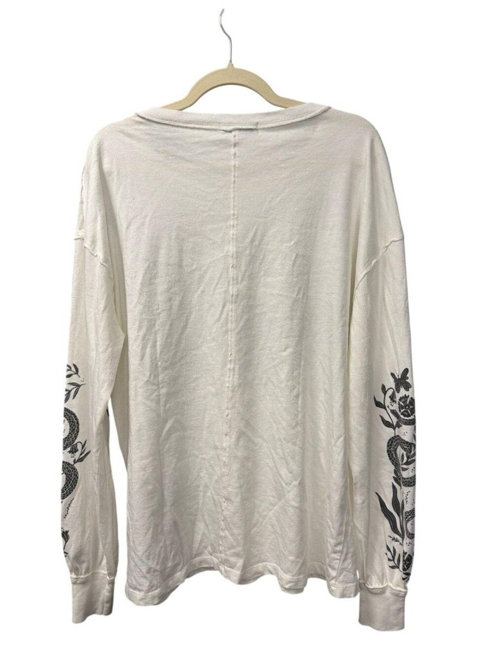 Free People Ragabond Woodland Long Sleeve Tee Top T Shirt Small New - Picture 9 of 9